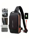 Thumbnail Anti-Theft Sling Bag with USB Port0