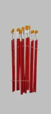 Thumbnail Multi-Shape Kids Paint Brush Set (12 Pieces)0