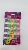 Thumbnail ORO Neeto Colorful Erasers Box (60 Pieces)1