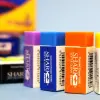 Thumbnail Shark Colorful Erasers Pack (8 Colors)0