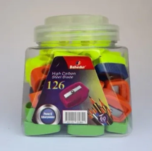 Bahadur 126 Sharpener Jar (60 Pieces)