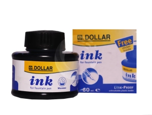 Dollar Pen Ink Bottle Blue (60ml)