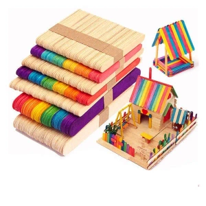 Ice Cream Craft Sticks Small (Multicolor/Wood)