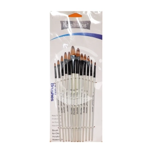 Keep Smiling Filbert Brush Set (12 Pieces)