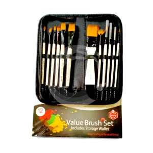 Keep Smiling Value Brush Set (12 Pieces)