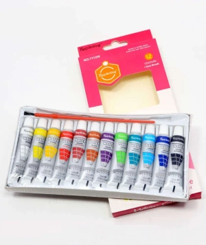 Keep Smiling Watercolor Tubes Set (12 Colors)
