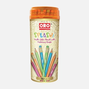 ORO Splash Lead Pencils Jar (72 Pieces)