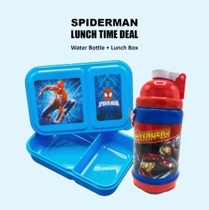 Spider-Man Lunch Box and Water Bottle Deal