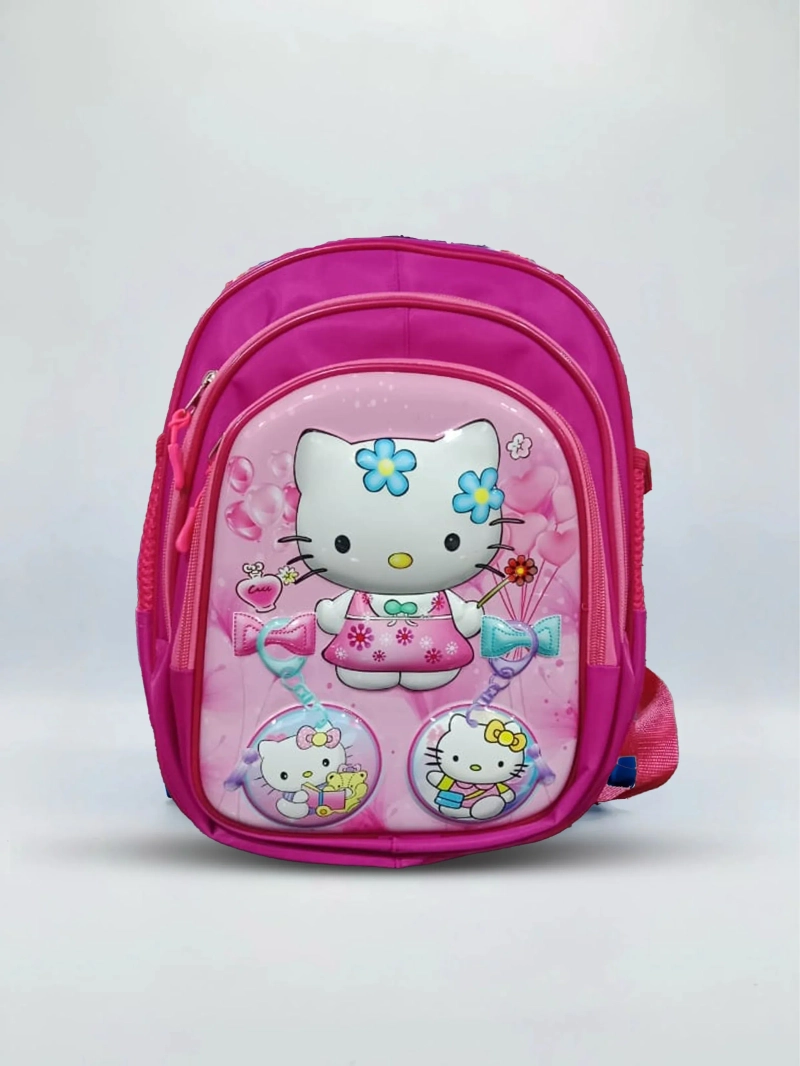 pImg-3D Kitty Princess Girls School Backpack1