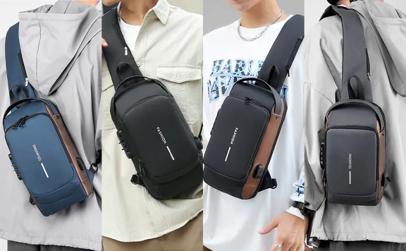 pImg-Anti-Theft Sling Bag with USB Port5