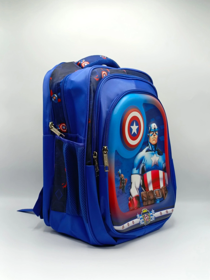 pImg-Captain America Premium School Backpack1