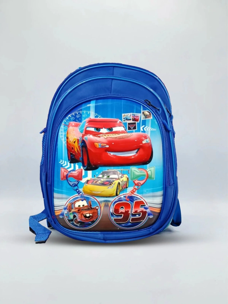 pImg-Car Theme Red Preschool Backpack1