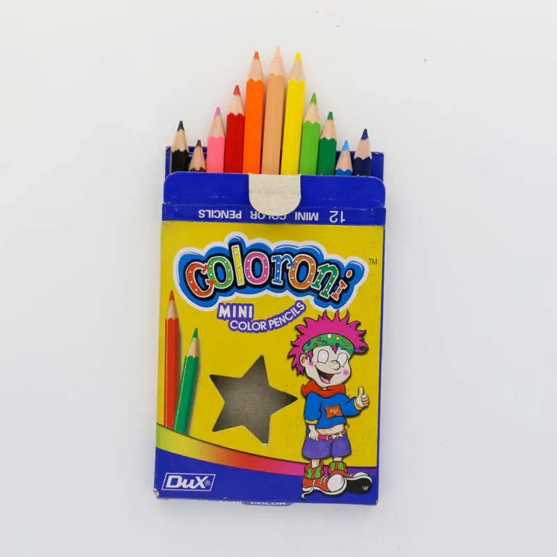 pImg-Dux Coloroni Half-Size Color Pencils (12 Colors)1