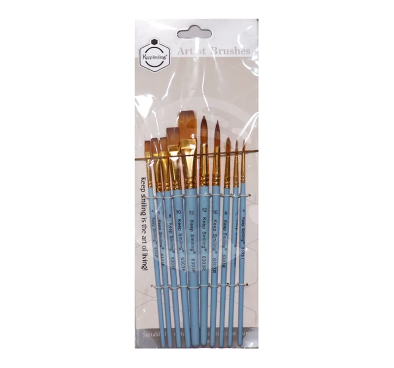 pImg-Keep Smiling Paint Brush Set Multi-Shape (10 Pieces)1