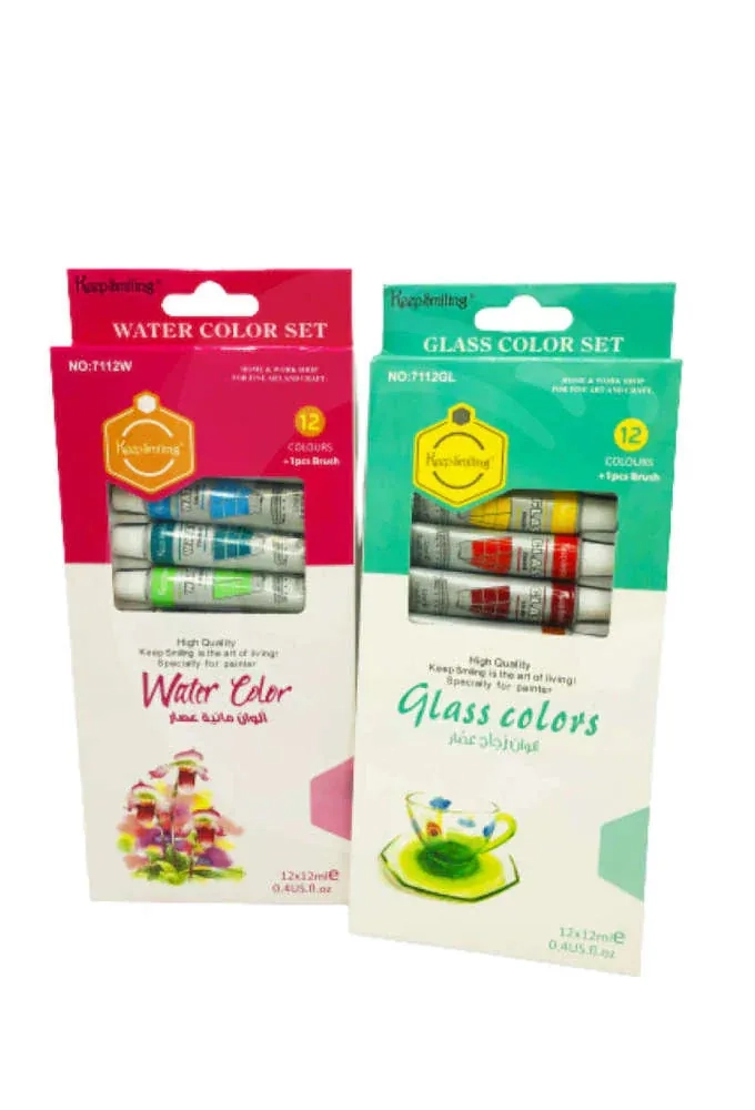 pImg-Keep Smiling Watercolor Tubes Set (12 Colors)4