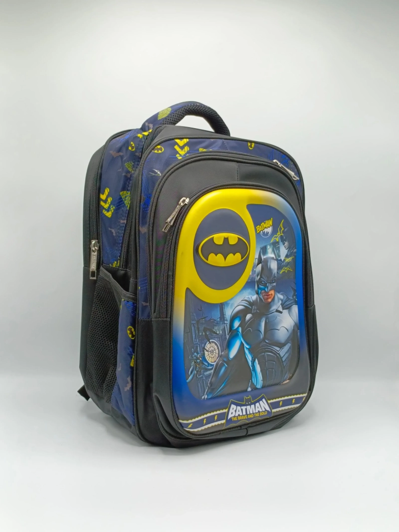 pImg-Kids Batman 3D Superhero Backpack1