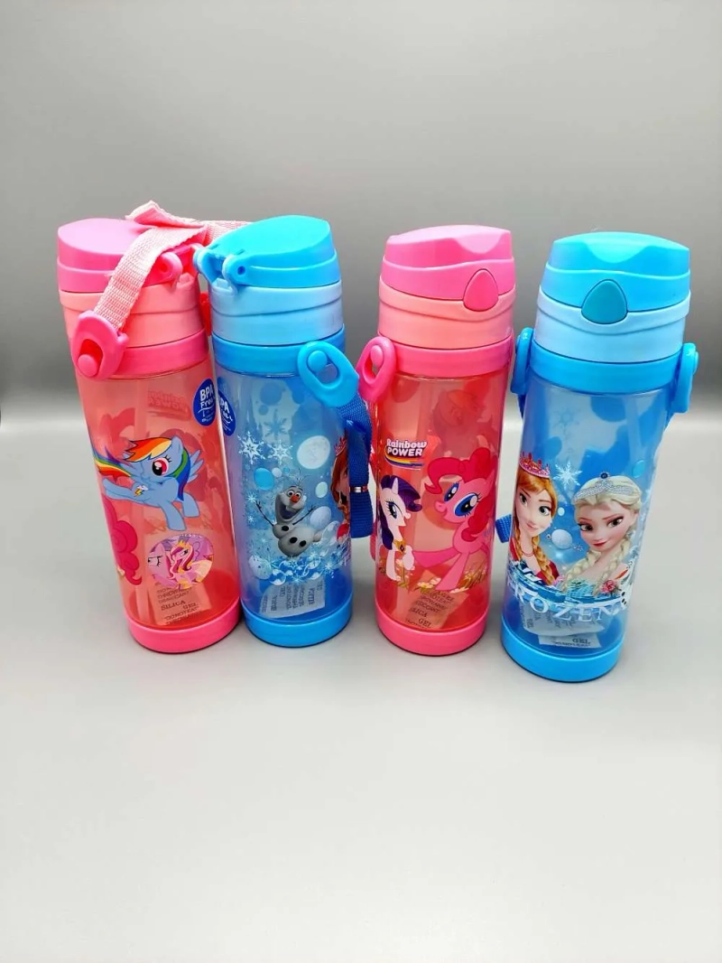 pImg-Little Pony Girls Water Bottle with Straw2