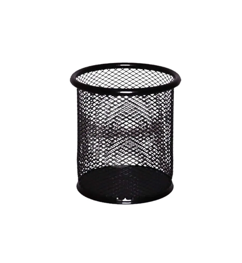 pImg-Metal Mesh Pen Holder Jar3