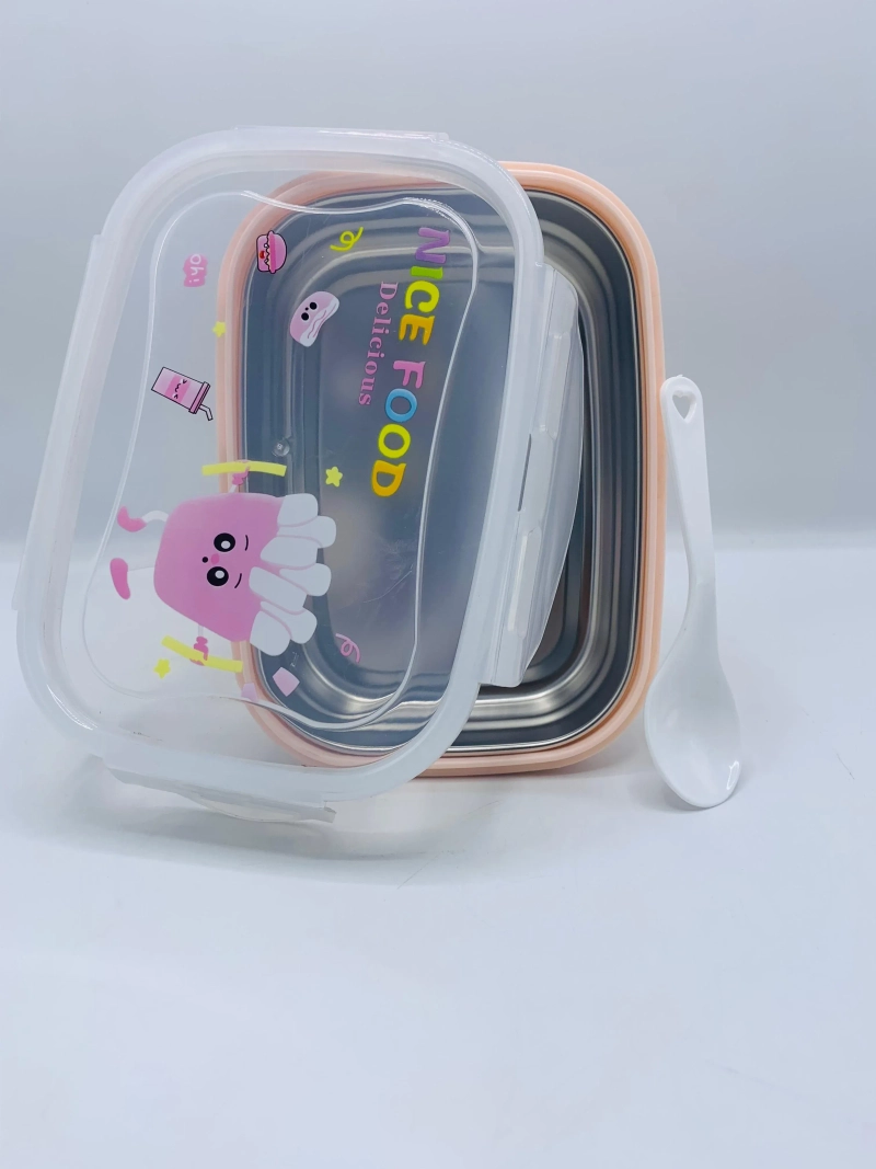 pImg-Nice Food Cartoon Stainless Steel Lunch Box5