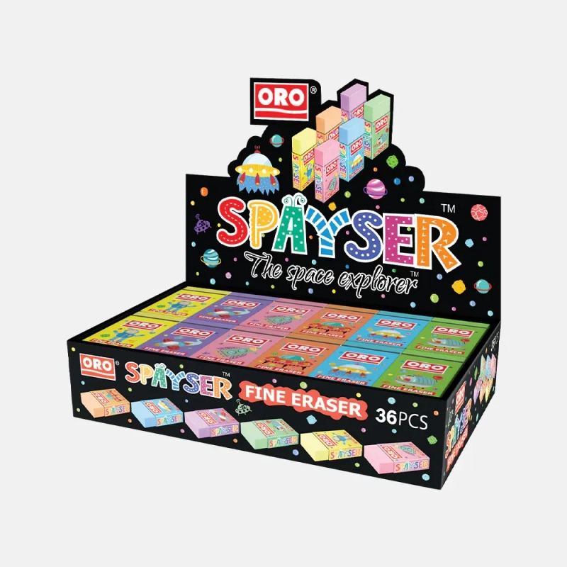 pImg-ORO Spayser Colorful Erasers Box (36 Pieces)2