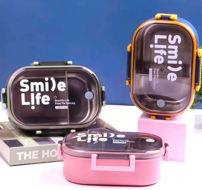 pImg-Smile Life Stainless Steel Lunch Box 710ml1